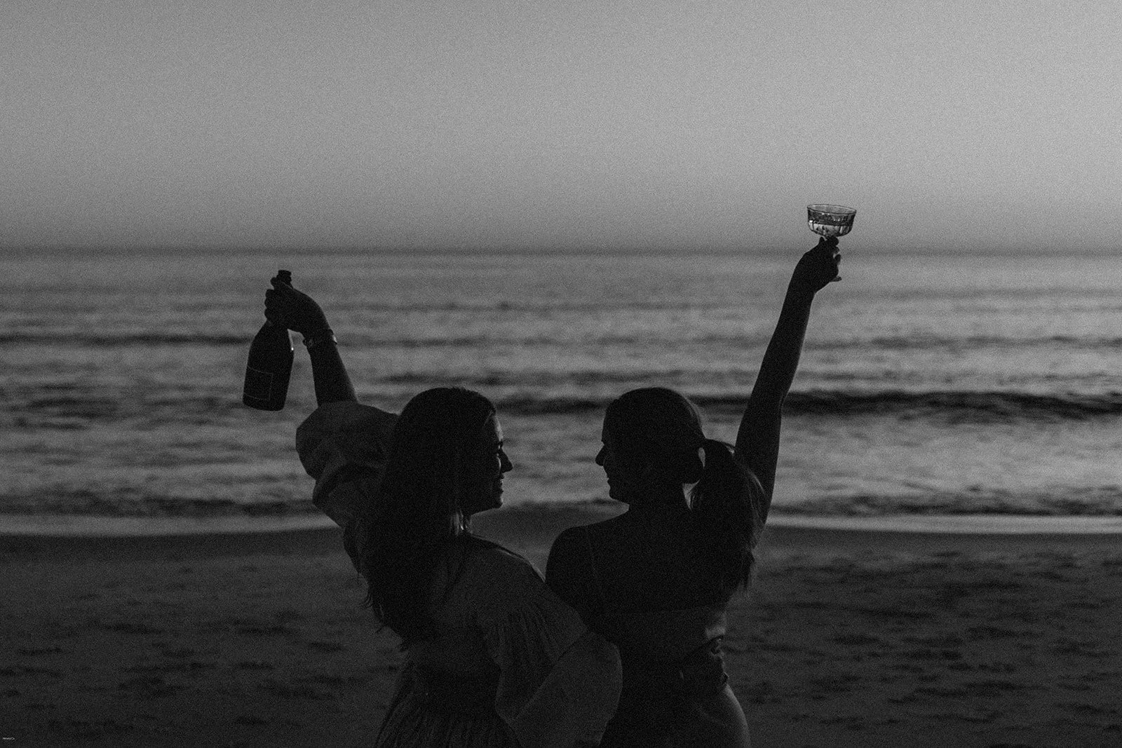 Two women at golden hour — lifestyle brand editorial photography